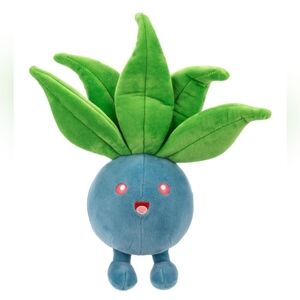 NWT Pokemon Oddish 8” Official Plush Stuffed Animal Toy Jazwares Game Freak NEW